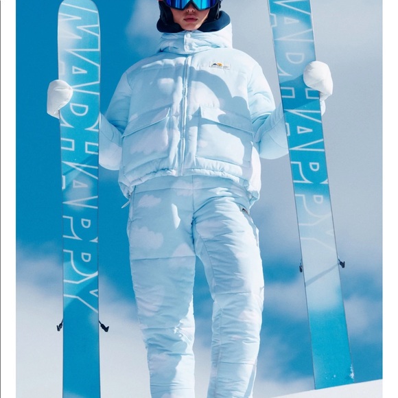 MADHAPPY OUTDOORS SNOW PANT- CLOUD - Picture 2 of 6